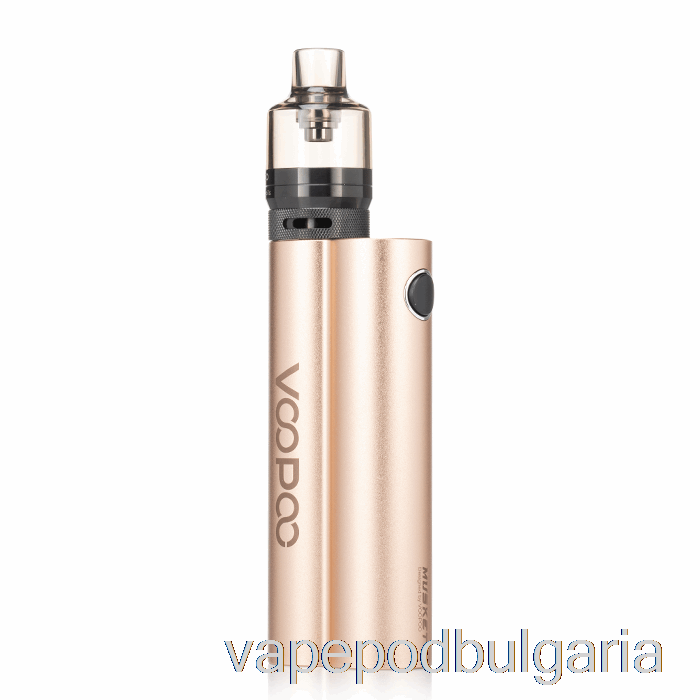 Vape 10000 Дръпки Voopoo Musket 120w Starter Kit Champagne Gold